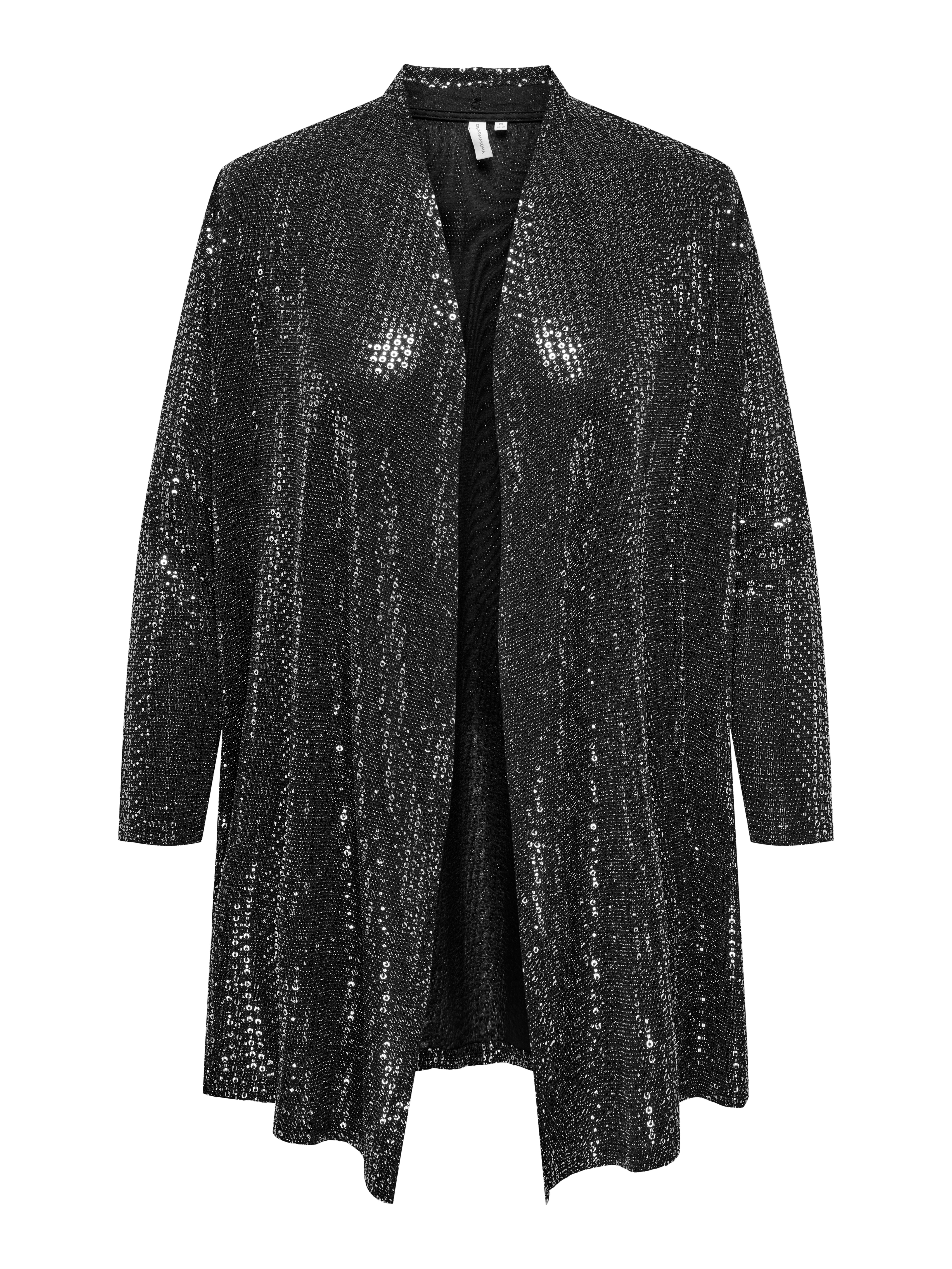 CARLOLINA Strickjacke Black