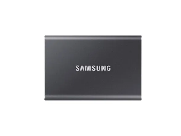 4 TB SSD Samsung Portable T7 Gen2 USB3.2 Titan grå
