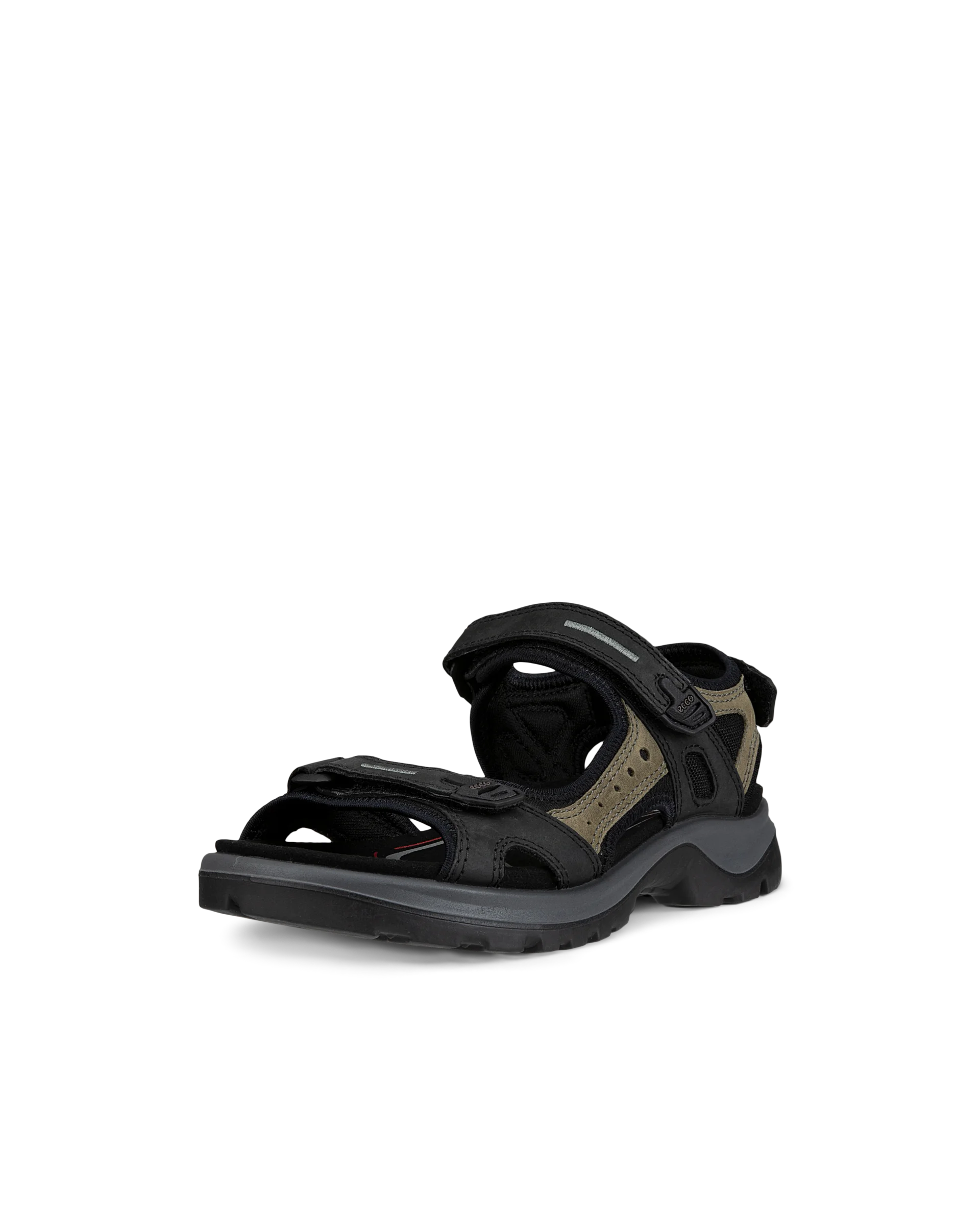 ECCO OFFROAD Damen Trekkingsandale aus Nubukleder Schwarz