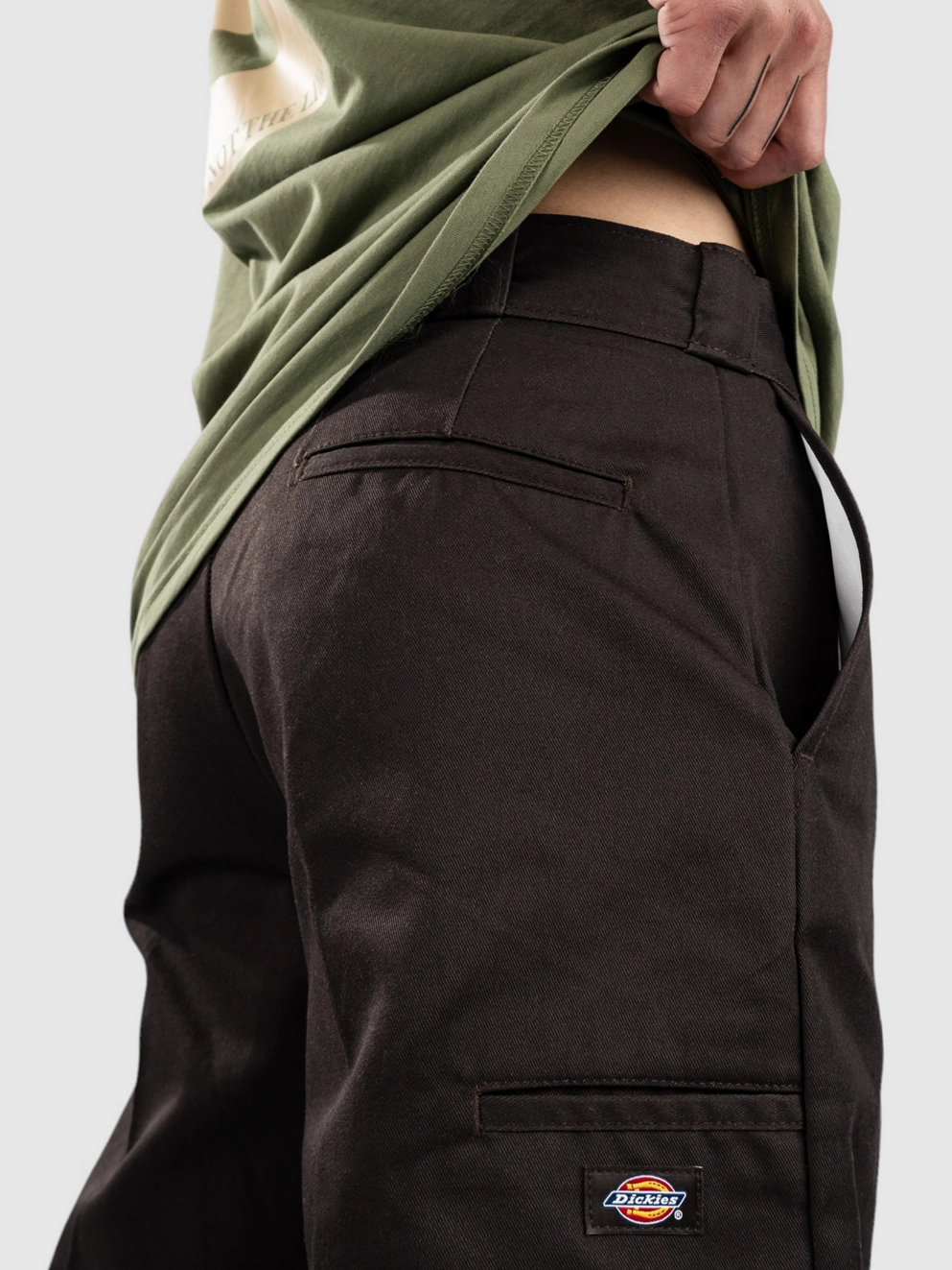 Dickies Double Knee Pants dark brown