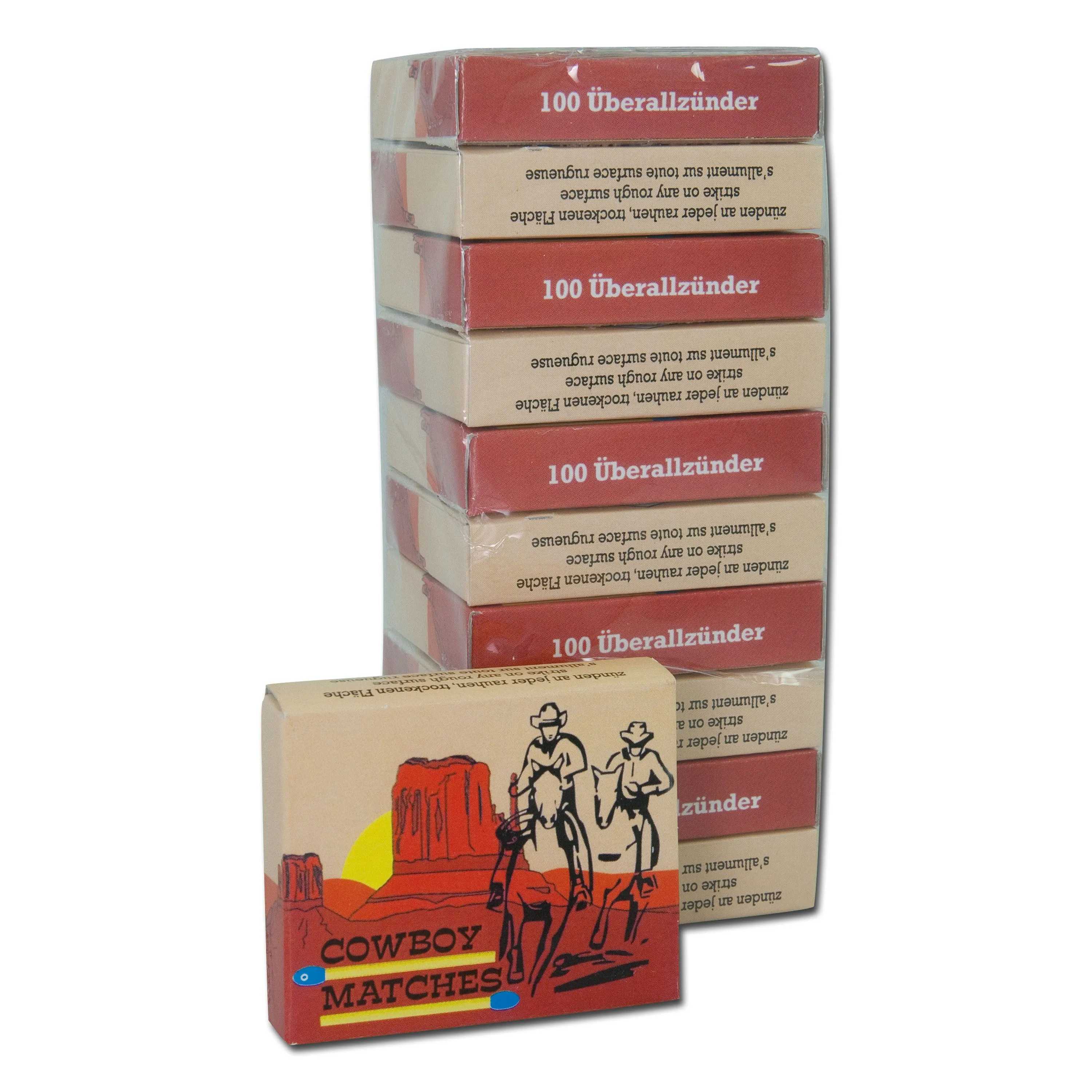 Mil-Tec -  Streichhölzer Überallanzünder Cowboy Matches 10 Schachteln