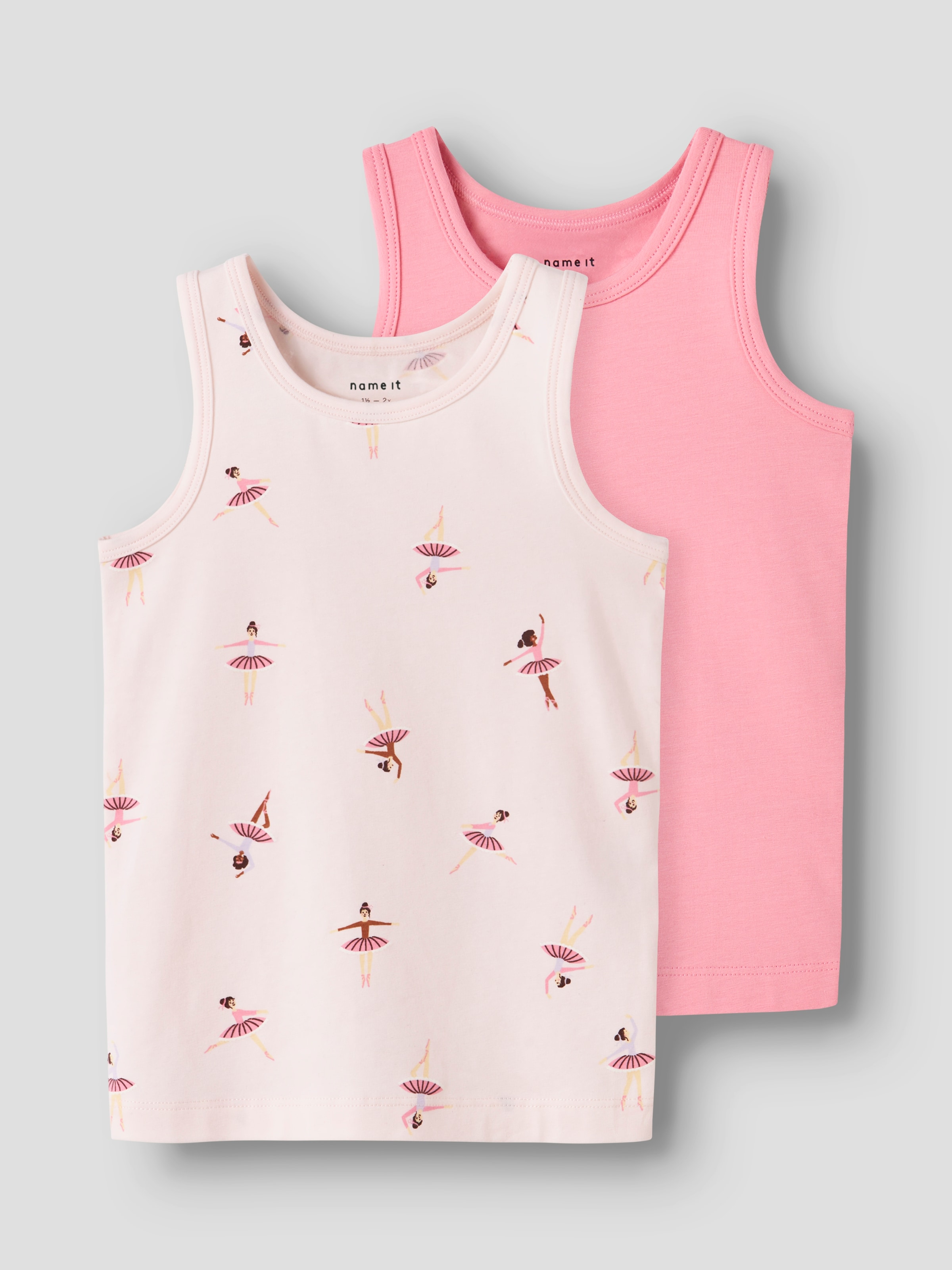 Name It Unterhemd »NMFTANK TOP 2P BALLARINA NOOS«, 2 Stk.