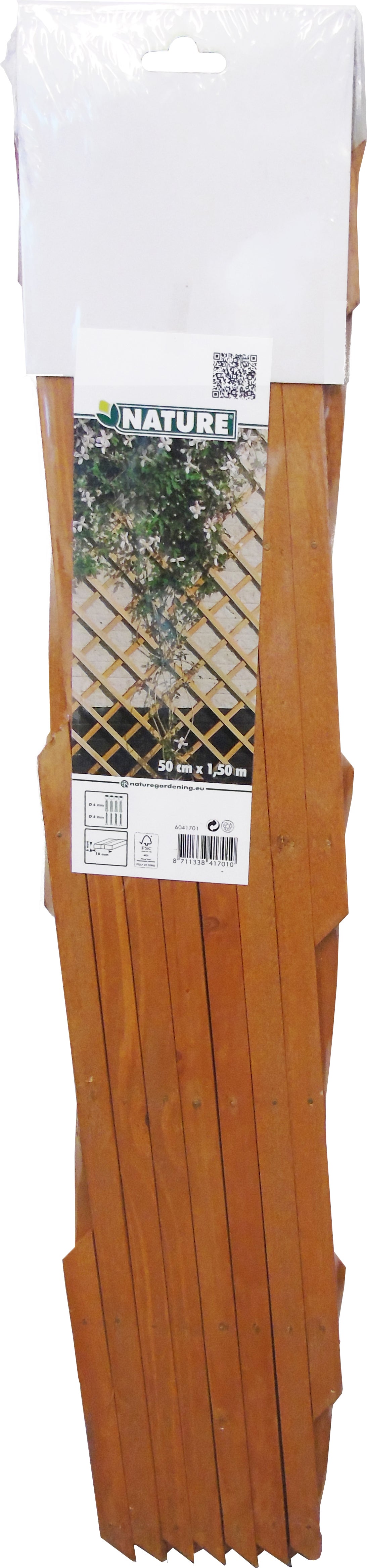 Nature klimrek fsc hout 50x150cm