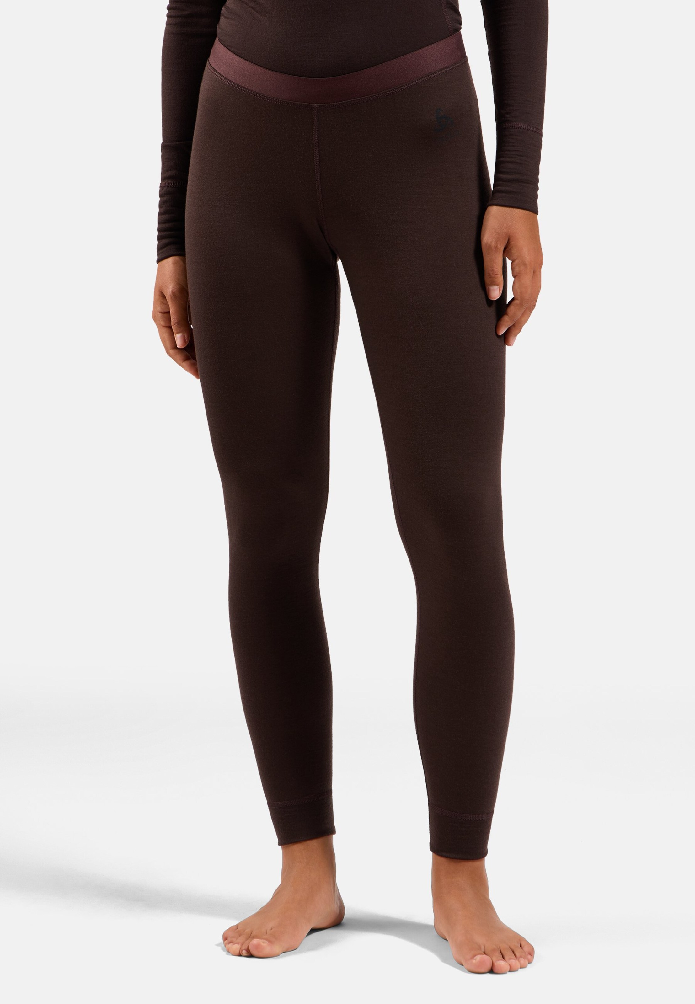 Natural Merino 160 Base Layer Tights in fudge