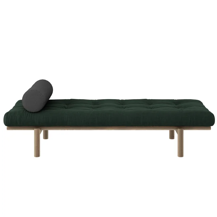 Karup Design - Next Daybed, 75 x 200 cm, Kiefer carobbraun / seegras (512)