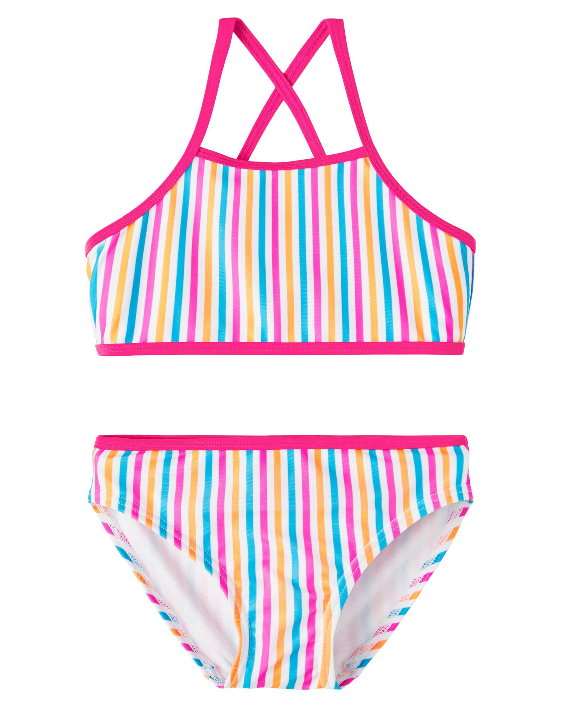 Bikini NKFZIZA gestreift in bright white