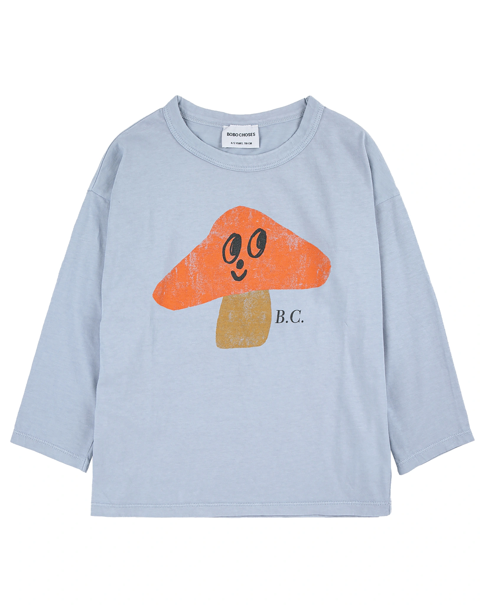 Langarmshirt MR. MUSHROOM in hellblau