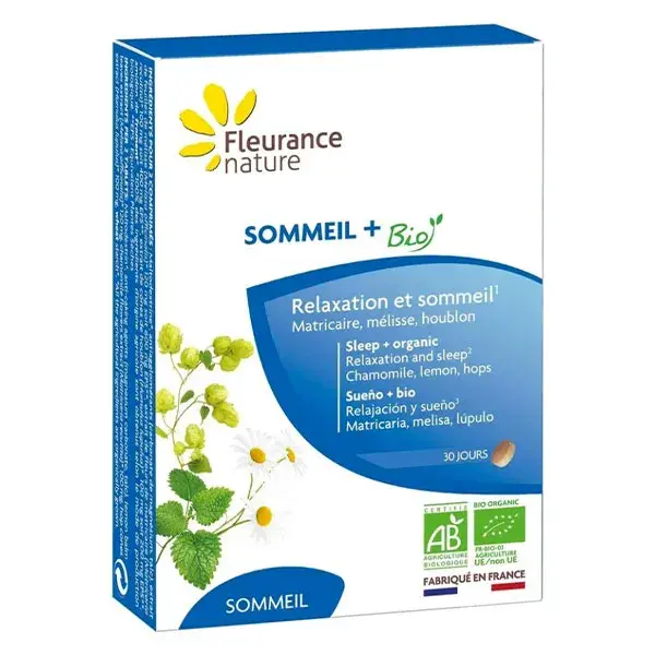 Fleurance Nature - Sono - Sono Orgânico+ - 60 cápsulas