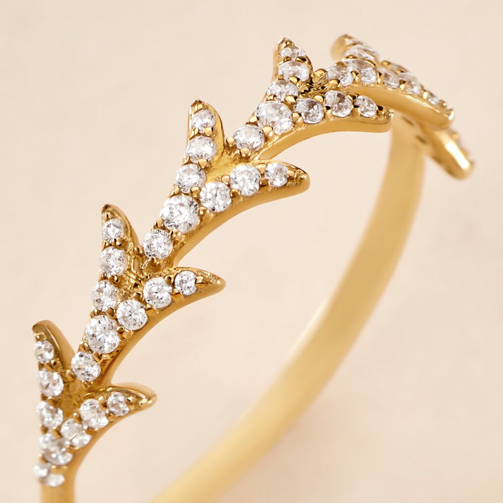 Bague Ligeia Or Jaune Oxyde De Zirconium