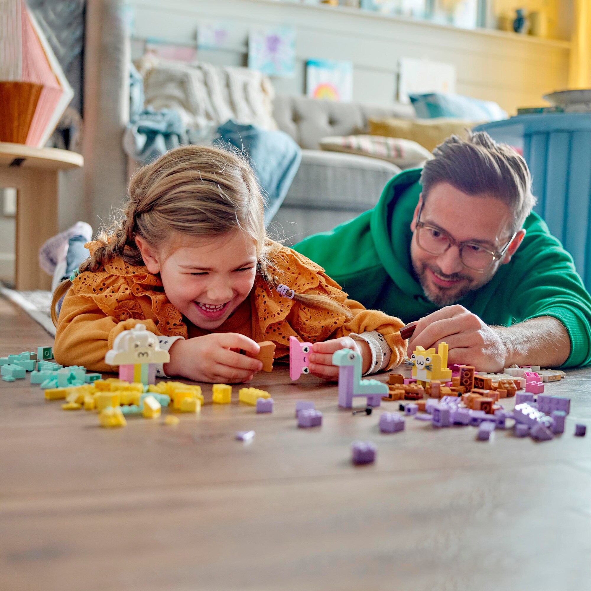 LEGO Konstruktionsspielzeug Classic Pastell Kreativ-Bauset