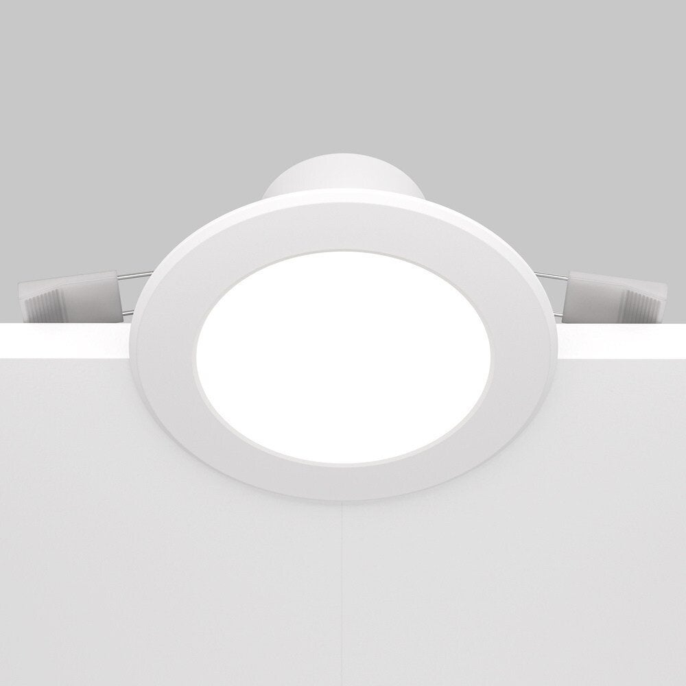 Stockton LED inbouwspot in wit, 7W, 750lm, IP44, 97mm