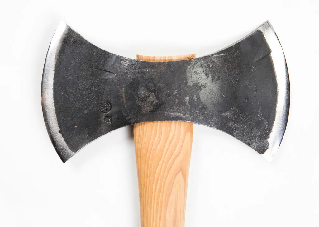 Gränsfors Dobbelegget kasteøks, Kort skaft, 75 cm Wood/Grey