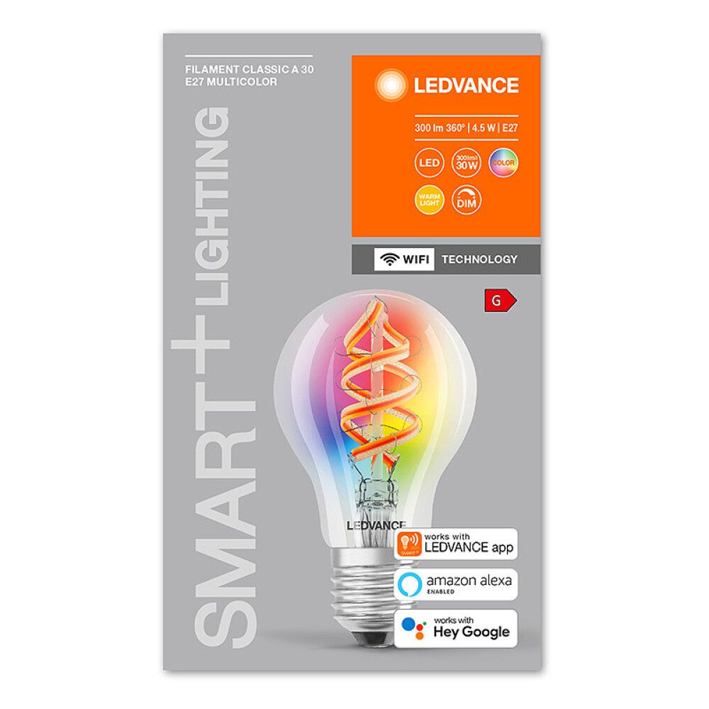 LYSPÆRE LEDVANCE SMART+ WIFI CLA RGBW E27 4,5W