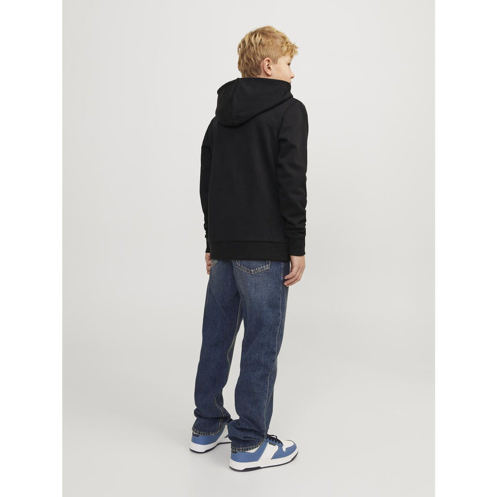 Køb Jack & Jones Junior Black caleb Varsity Sweat Hoodie Noos