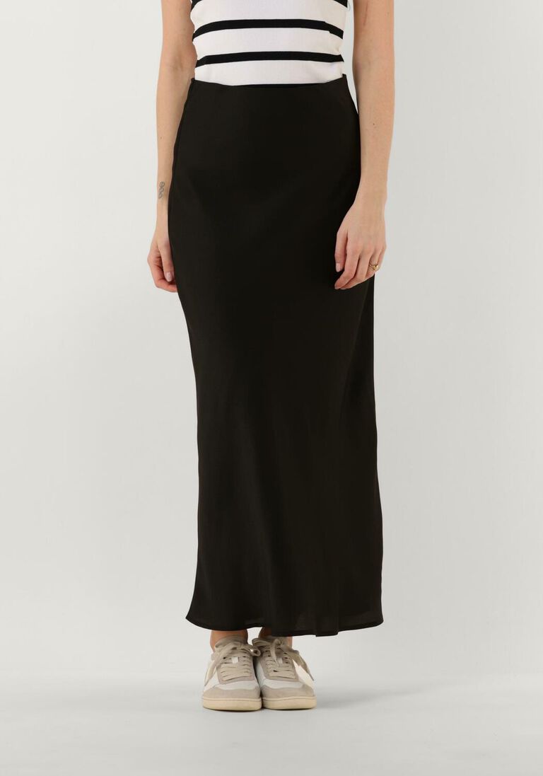 BRUUNS BAZAAR zwarte bruuns bazaar midirok acacia bbjoanelle skirt