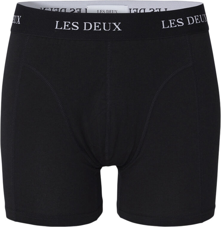 Les Deux Warren 2-Pack Boxers Black