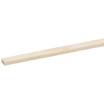 Schaaflat grenen 4x9 mm, lengte 270 cm