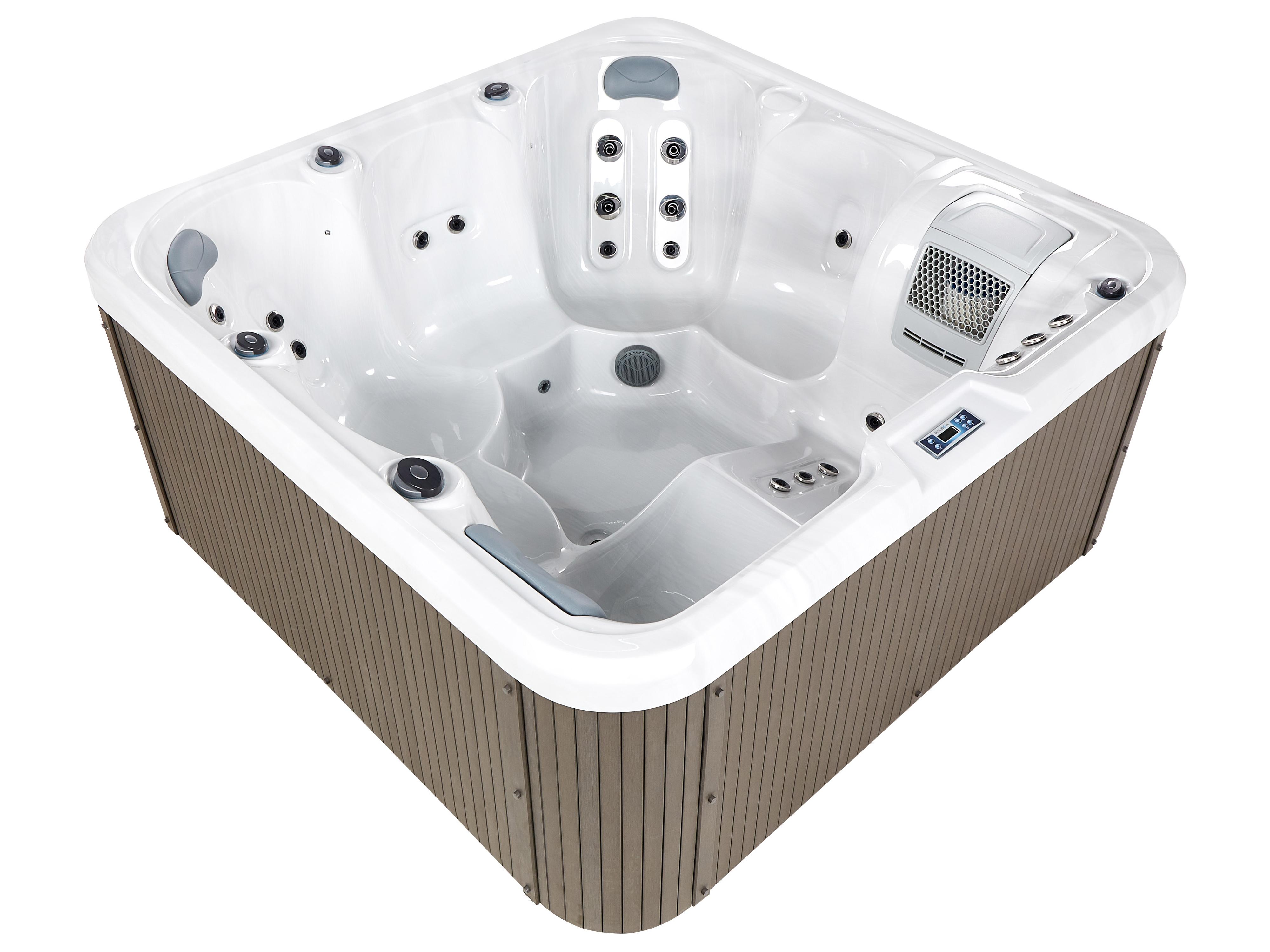 Buiten hottub met LED CALIMA Wit