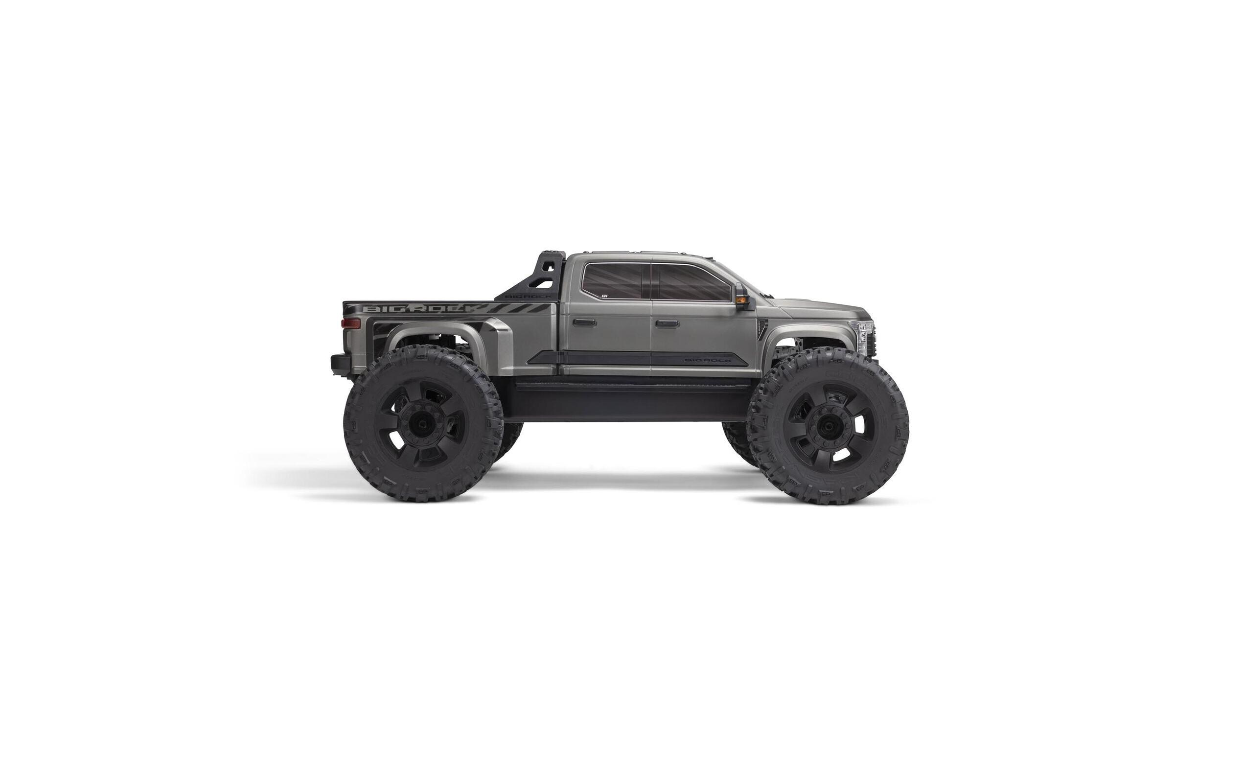 Monster Truck Big Rock 6S Grau, ARTR, 1:7<br>Crewcab Pick-Up Monstertruck mit brachialem 6S Brushless Antrieb