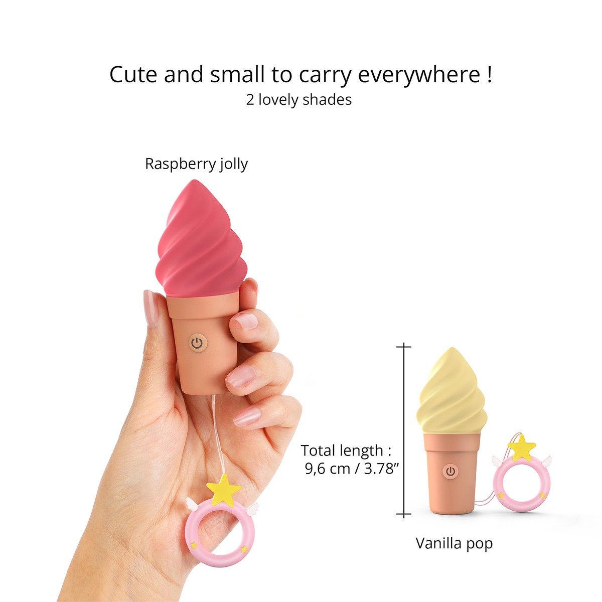 Stimulateur clitoridien - Cand' Ice - Rasberry Jolly - 10 modes
