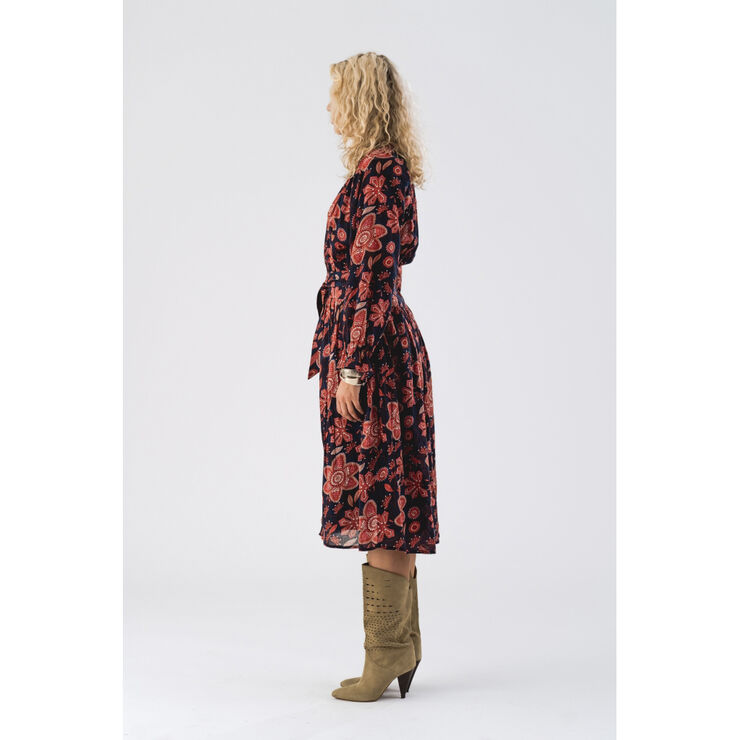 Lollys Laundry AminaLL Midi dress LS Graphic print