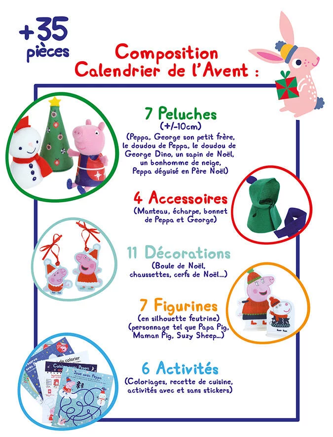 PEPPA PIG - CALENDRIER DE L'AVENT