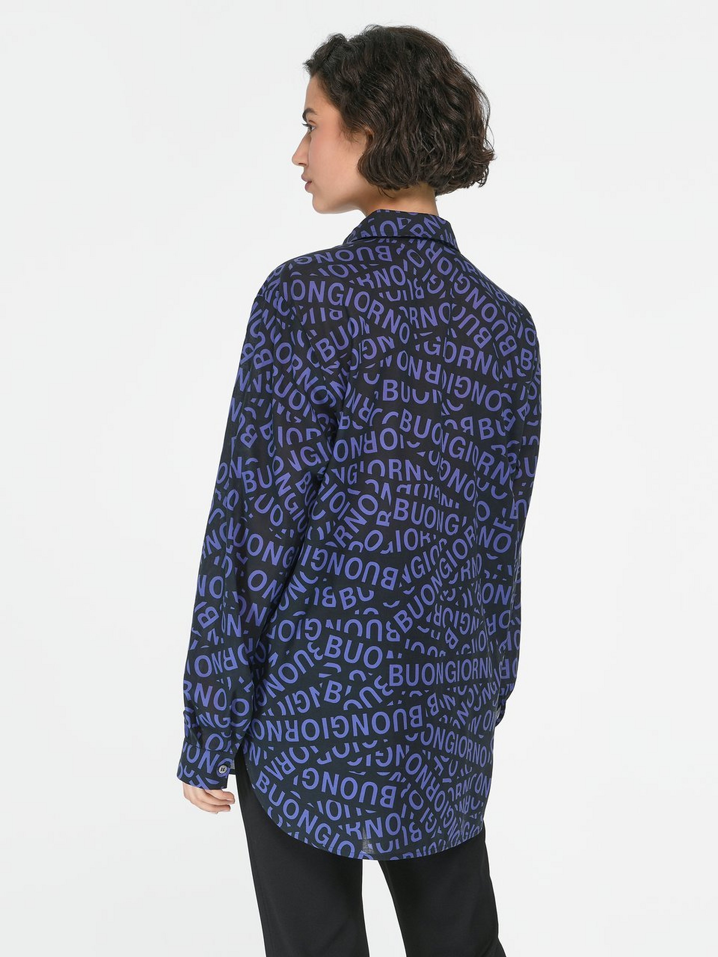 Oversize-Bluse
