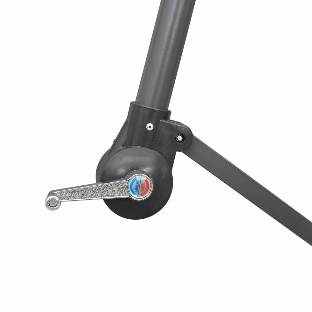 Parasol suspendu 3 m aluminium vert