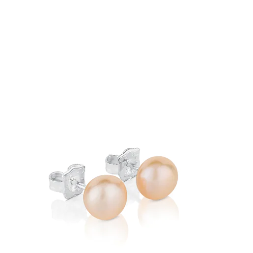 Conjunto de brincos TOUS Pearls em prata