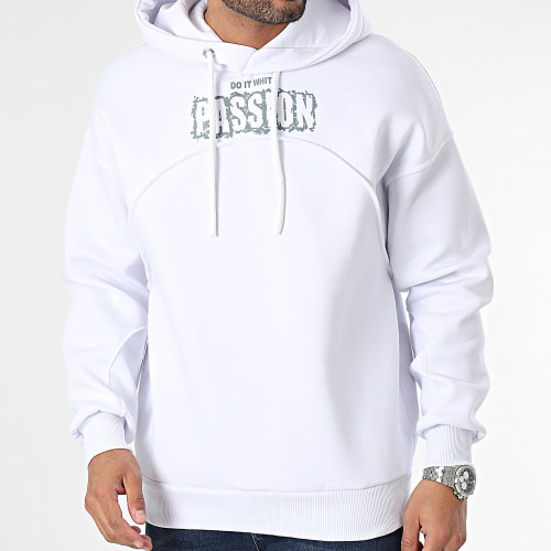 Sweat A Capuche Blanc