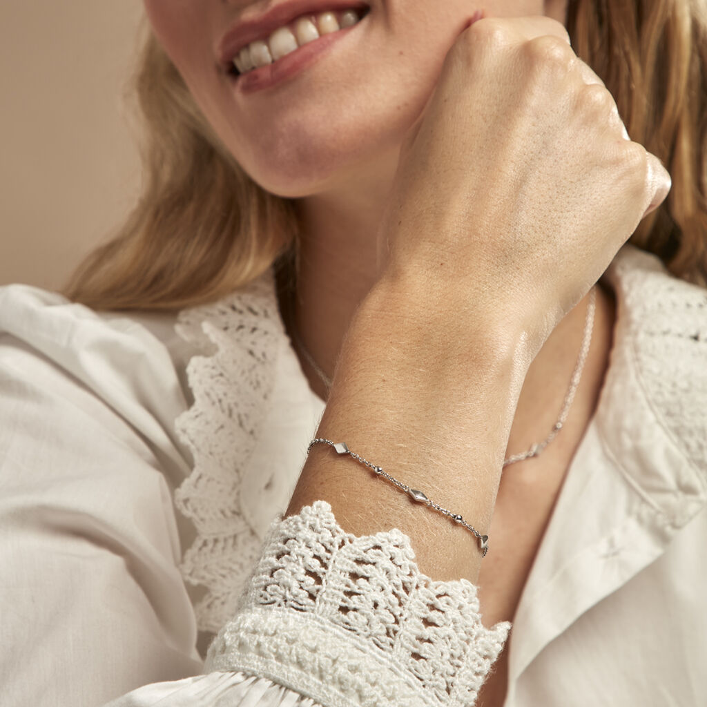 Bracelet Fancy Argent Blanc