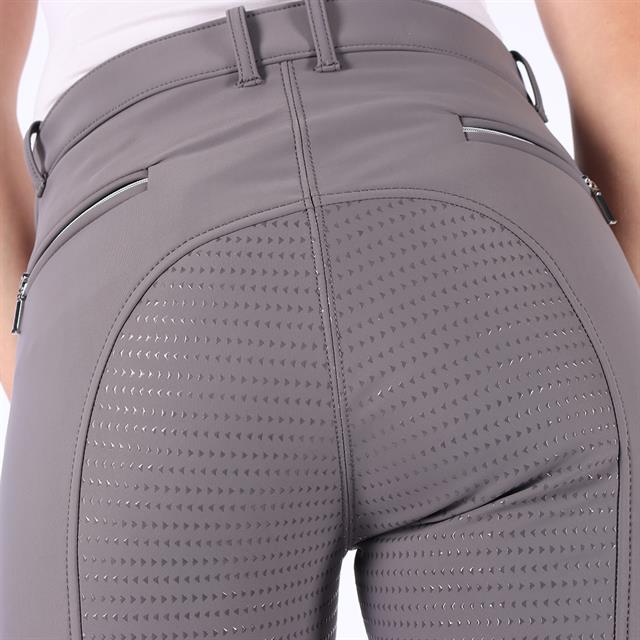 Paardrijbroek QUUR QCardie Softshell Full Grip Grijs