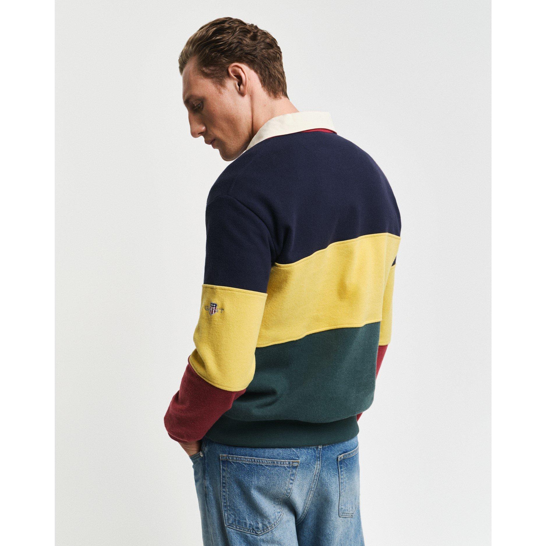 Gant SWEAT COLOR BLOCK HEAVY RUGGER EVEN