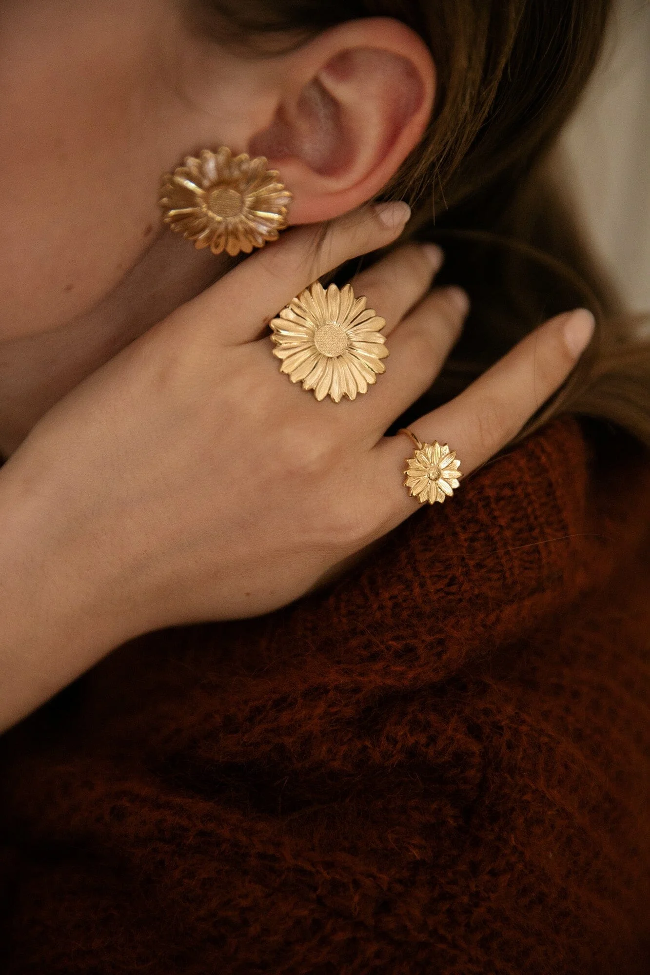 MAÏA - Bague fleur plaqué argent | Argent