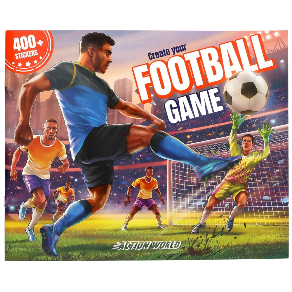 Køb TRENDS by Depesche Create Your Football Game Klistermærkebog