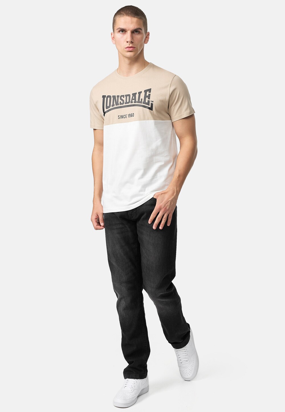 Lonsdale Herren T-Shirt normale Passform SANDSCOVE