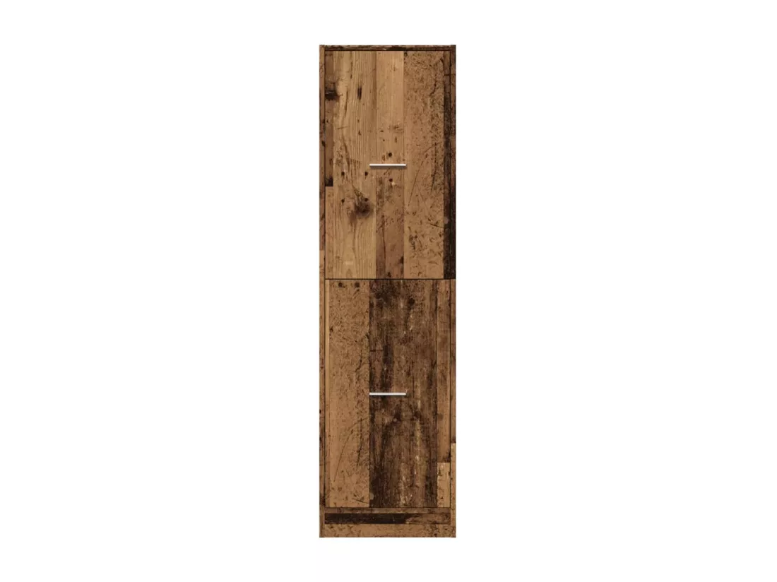Armoire d'apothicaire vieux bois 40x41x144,5 cm bois ingénierie