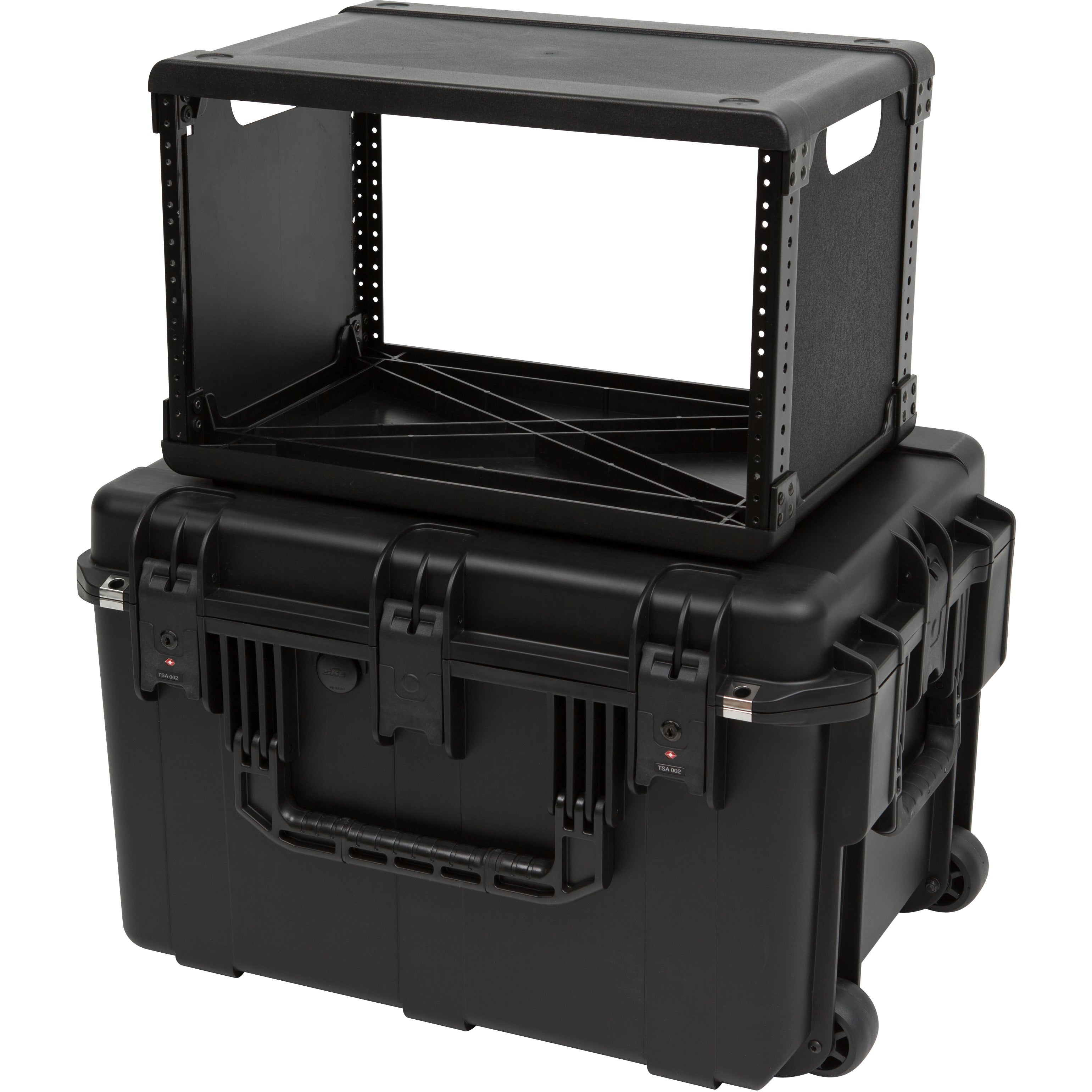 SKB 3i-2317M146U Fly Rack flightcase 6U (trolley)