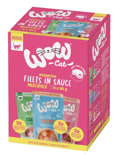 WOW CAT Sauce MULTIPACK(6x85g)