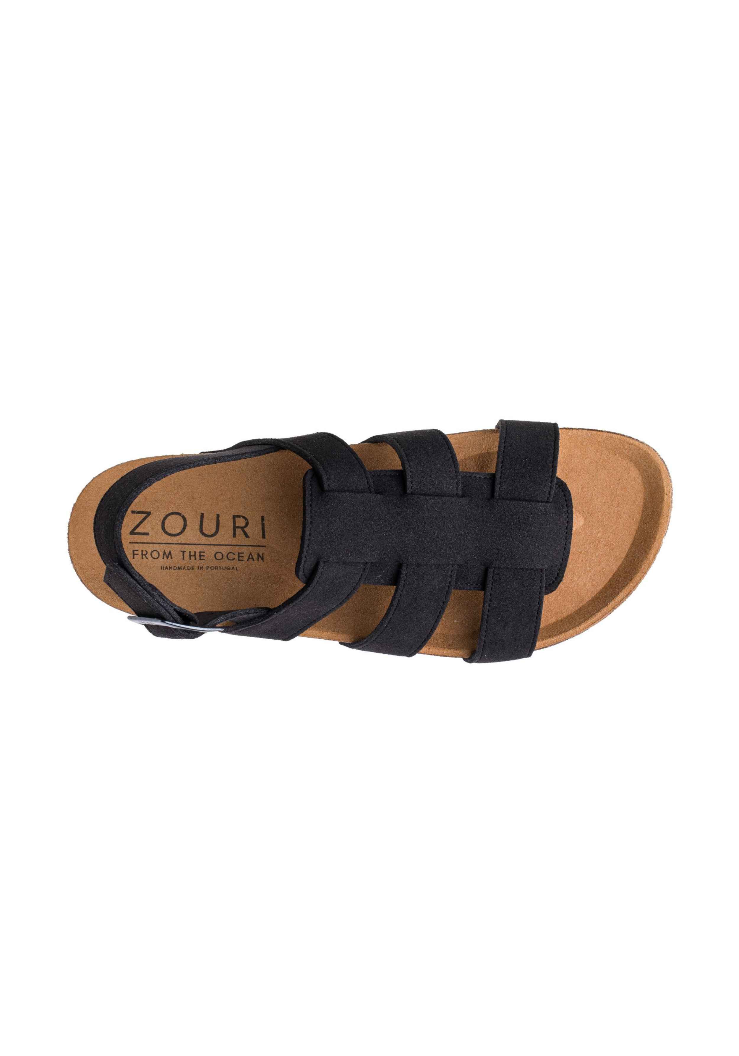 Zouri from the Ocean Sandalen Nilo Black - vegan
