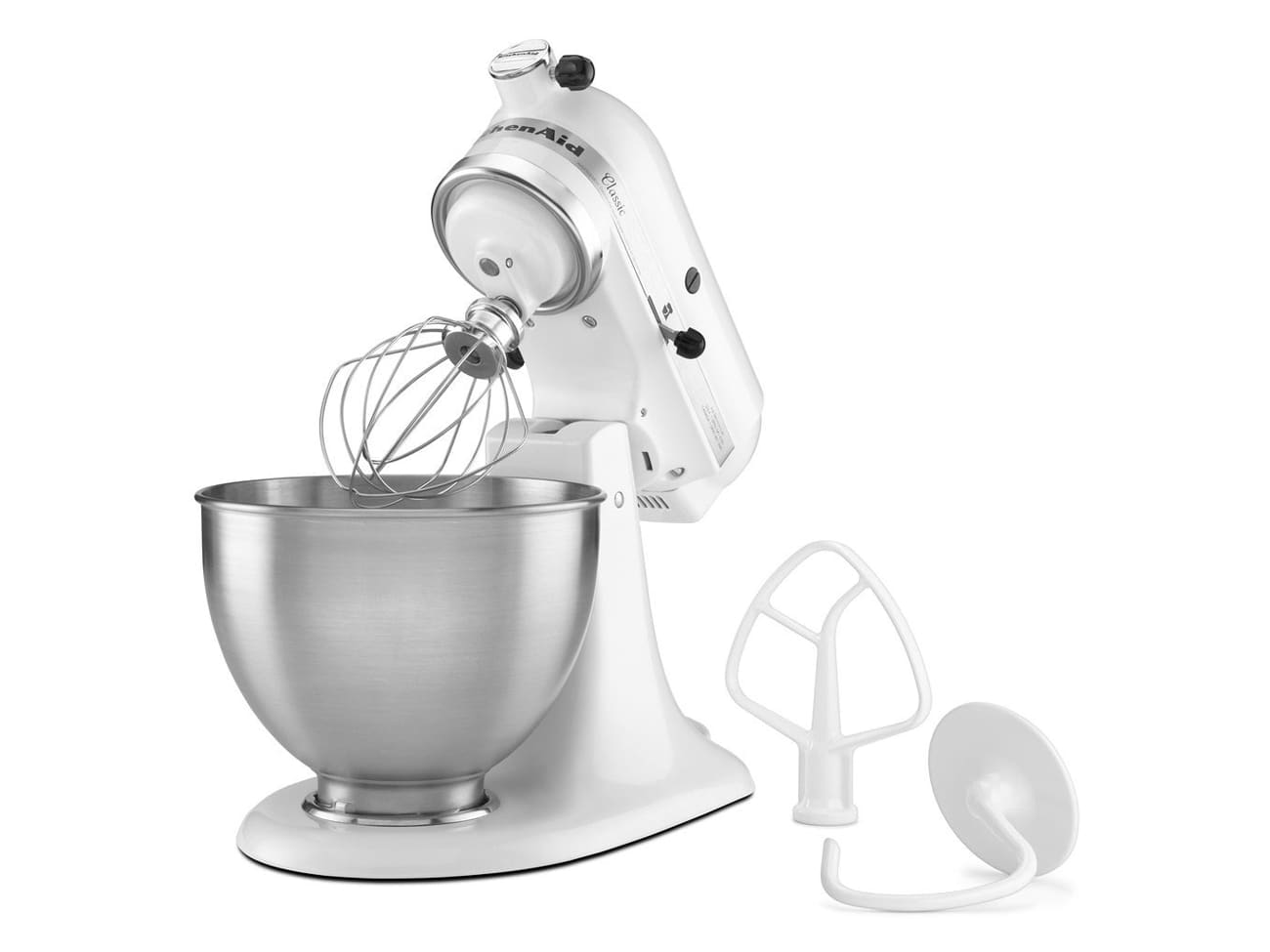 Robot Kitchenaid K45 Professionnel Blanc -   Bol à pain cocotte offert - Complet - Kitchenaid