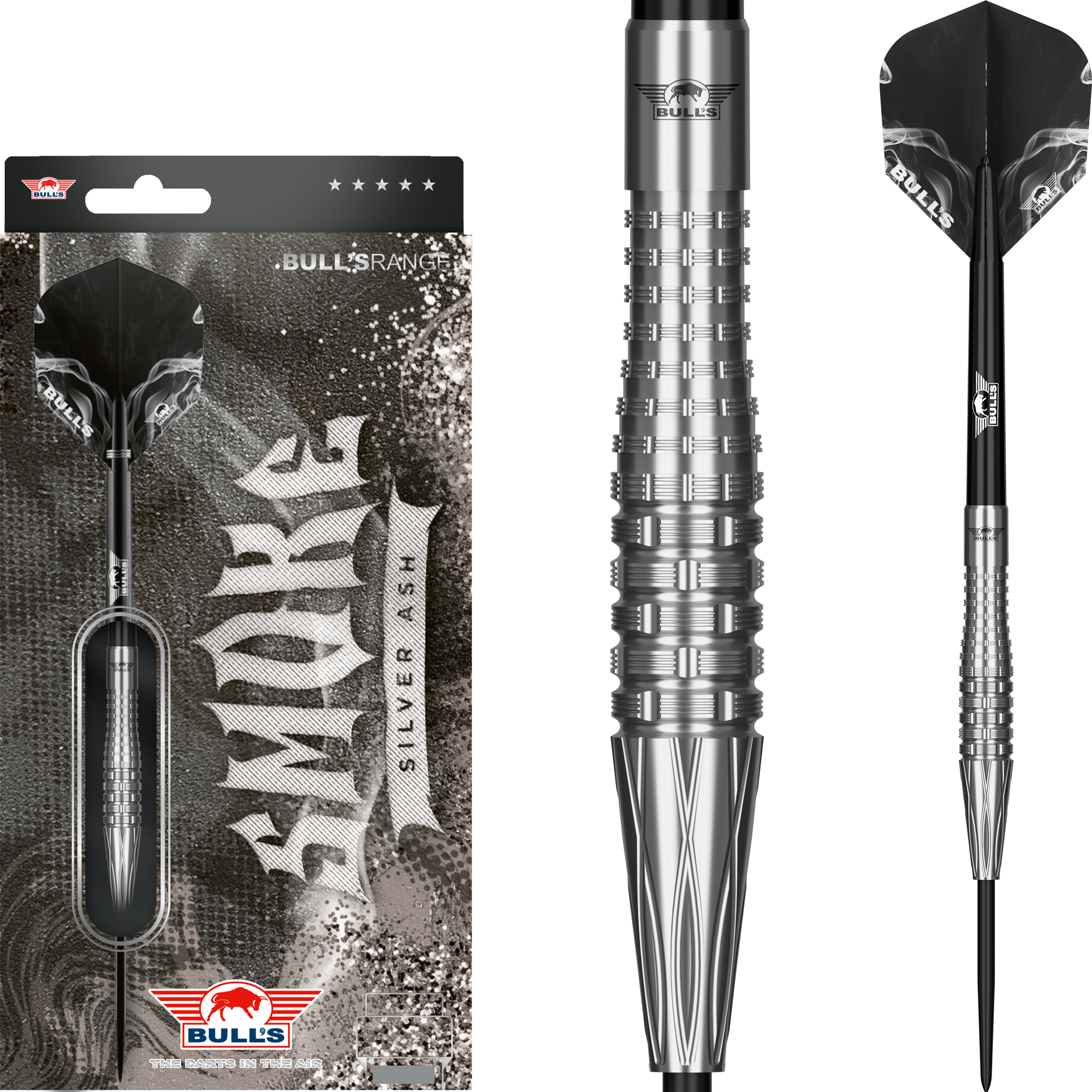 Bull's NL - Smoke Silver Ash - Steeldart
