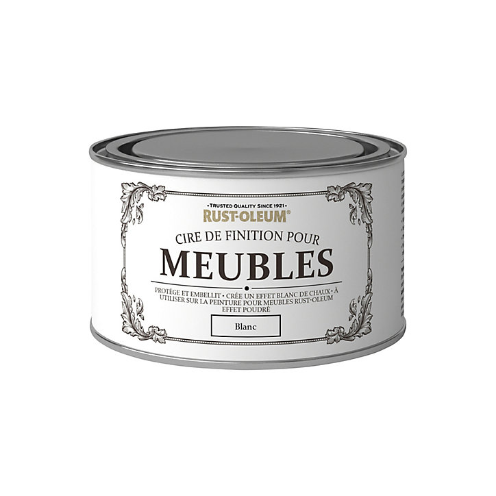 Cire de finition pour meubles Rust-Oleum blanc 400ml