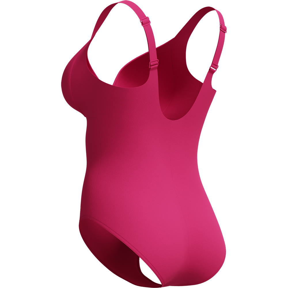 Speedo Shaping Cross Knot Badeanzug Damen raspberry fill