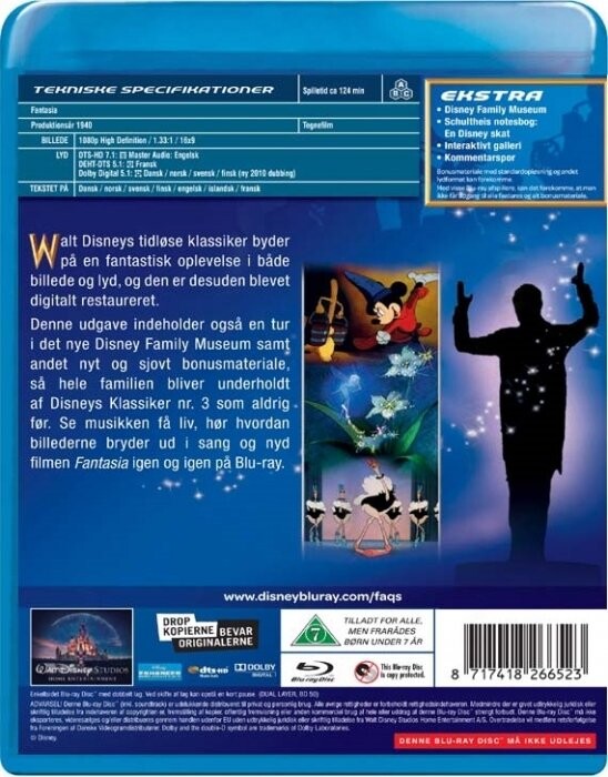 Fantasia - Disney - Blu-Ray