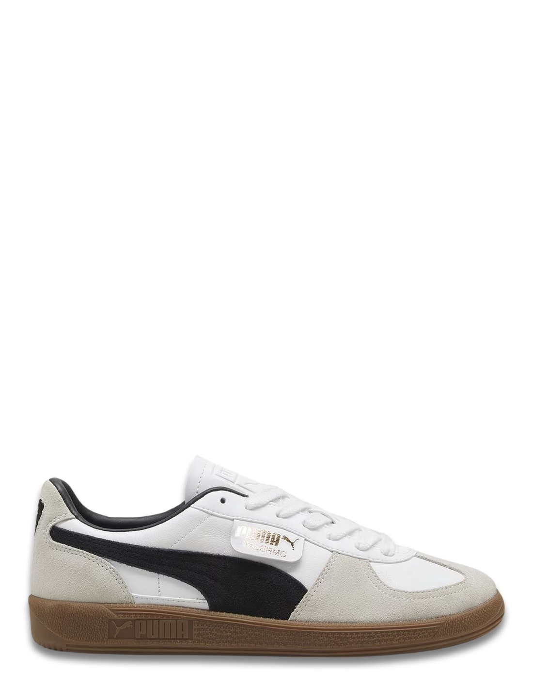 puma Sneakers Mixte Palermo LTH Blanc/Noir Cuir