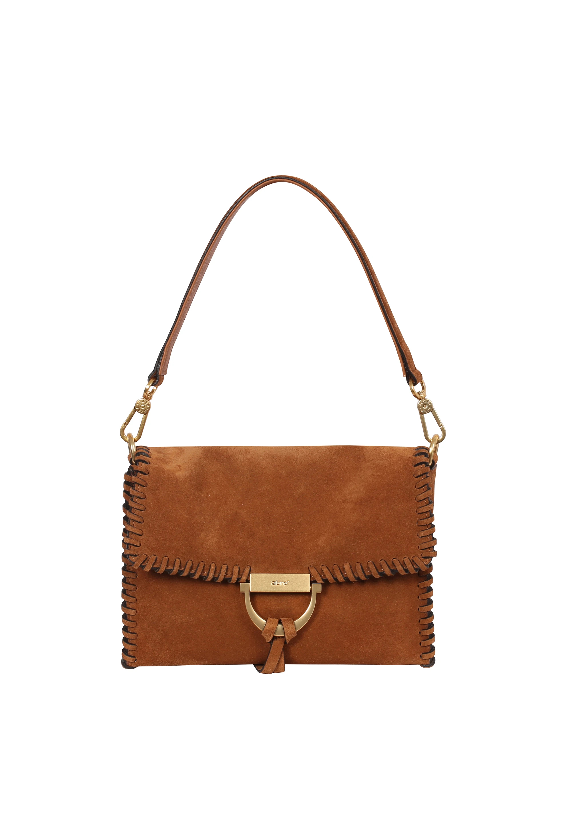 Shoulder bag TEMI STITCH Leather Suede Standard