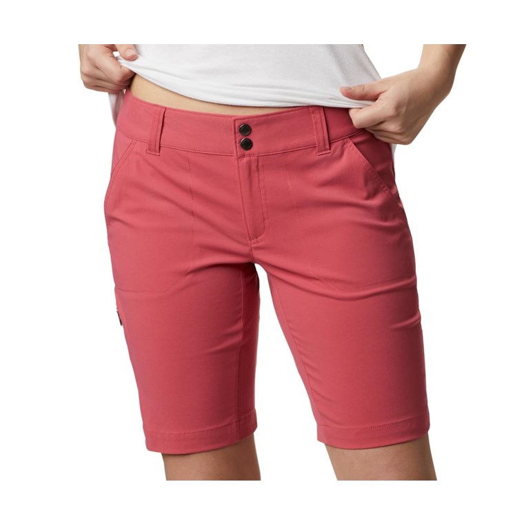 Columbia Saturday Trail Long Shorts Women Rouge Pink