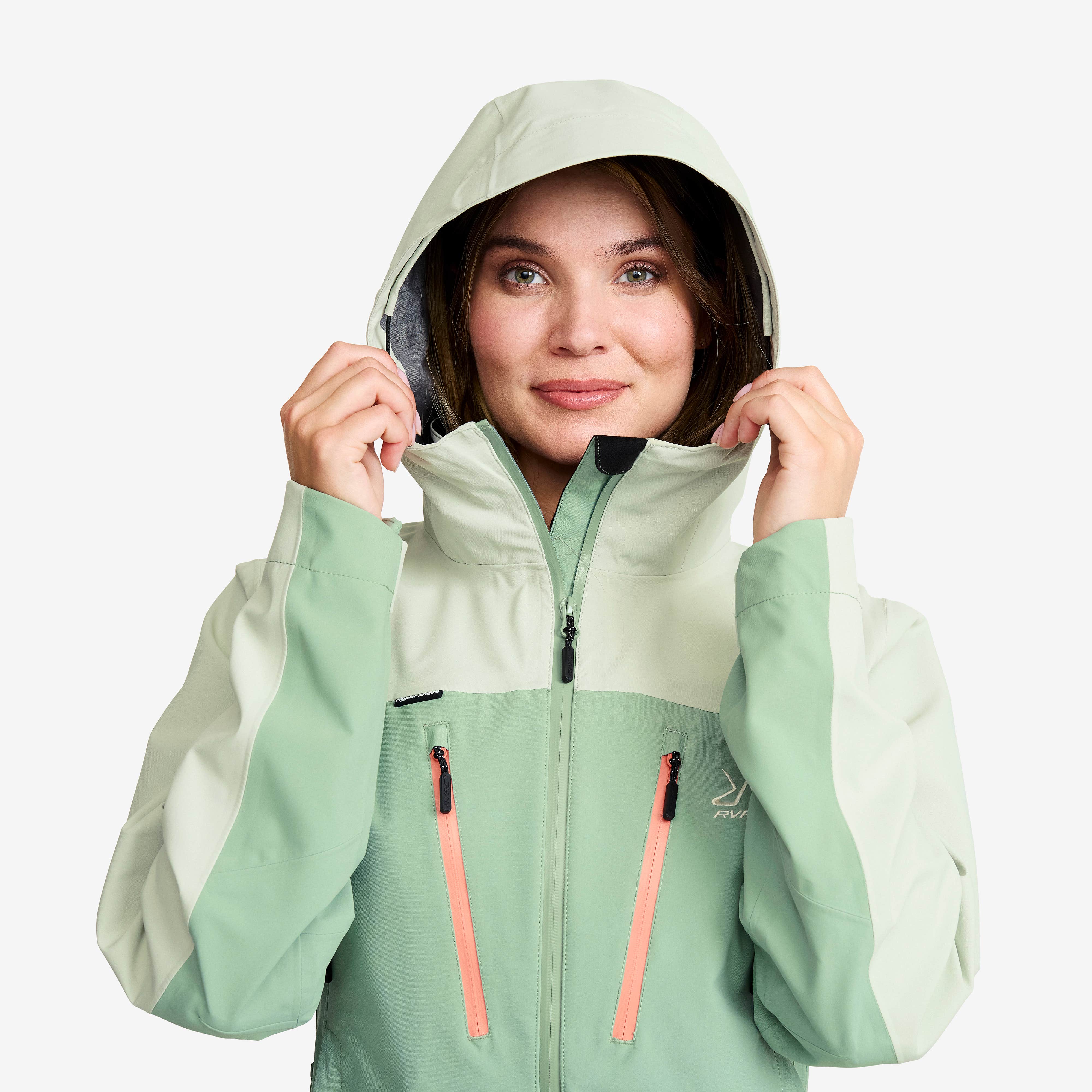 Silence Proshell 3L Jacket Dame Mercury/Iceberg Green