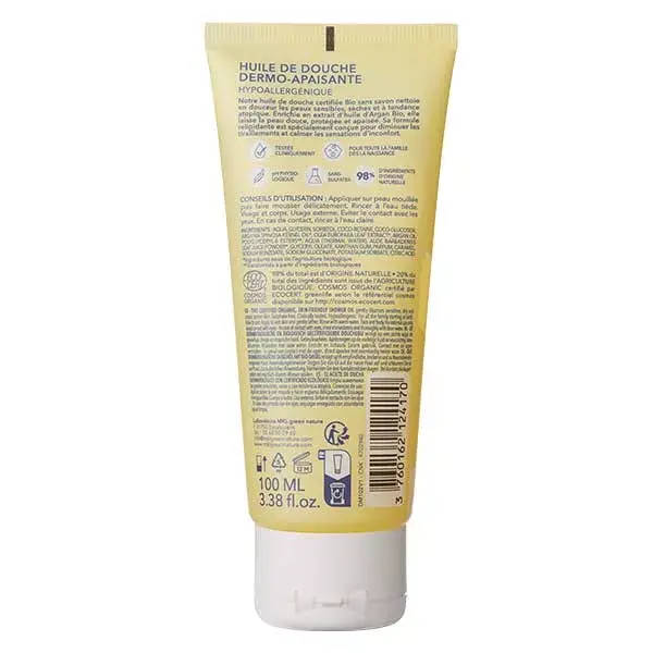MKL Green Nature - Aqua: Óleo de Banho Orgânico Dermocalmante** 100ml